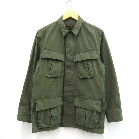 WACKO MARIA Jakuchu Tiger Print Jungle Jacket Khaki Size S