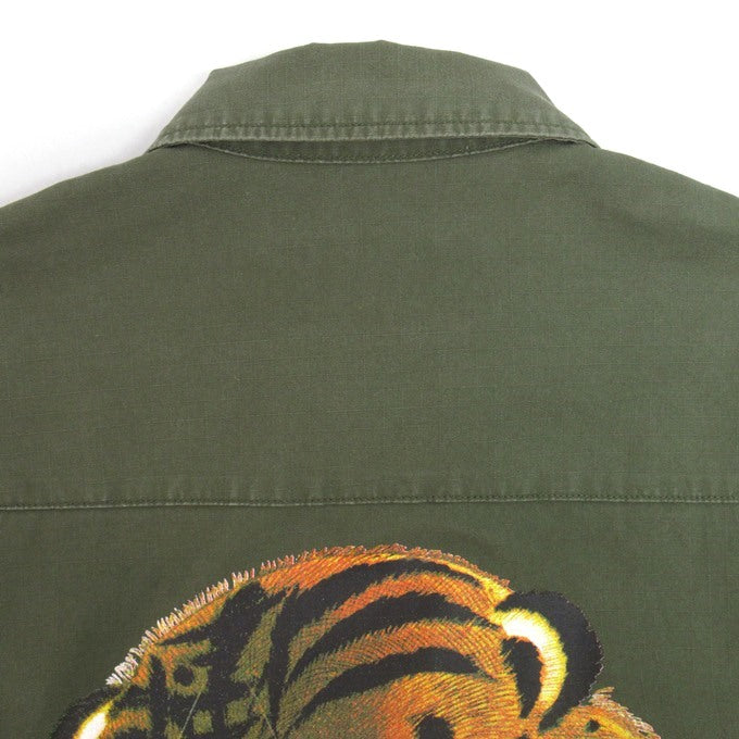 WACKO MARIA Jakuchu Tiger Print Jungle Jacket Khaki Size S