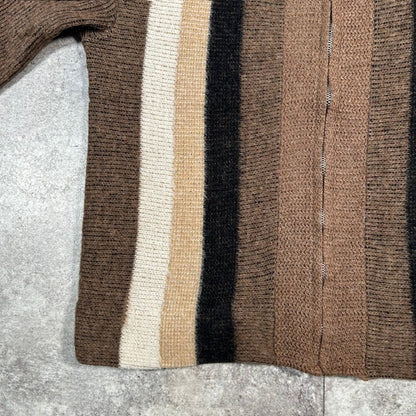 Barclay 60s Mohair Blend Full Zip Cardigan Multi
