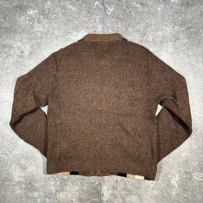 Barclay 60s Mohair Blend Full Zip Cardigan Multi
