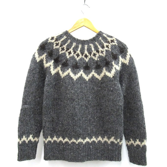 SOPHNET. Wool Nordic Knit Sweater Size M