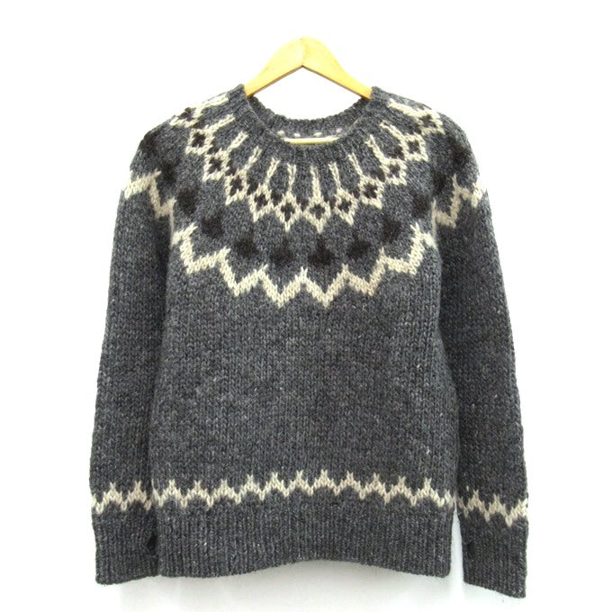 SOPHNET. Wool Nordic Knit Sweater Size M
