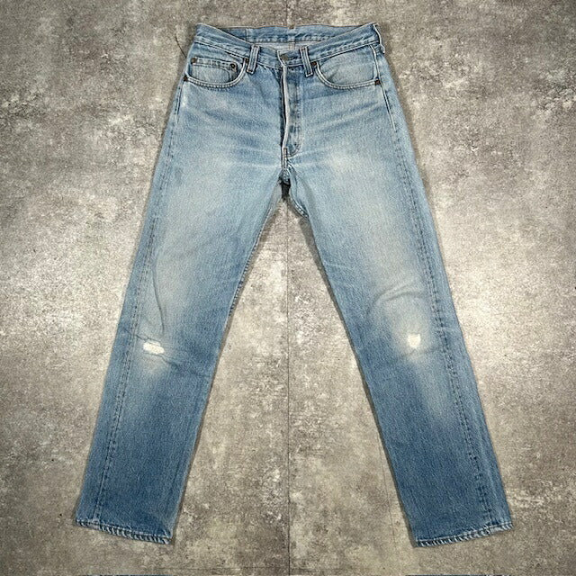 LEVI'S 80s 501 USA Made Denim Jeans Light Blue Size W30