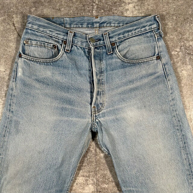 LEVI'S 80s 501 USA Made Denim Jeans Light Blue Size W30