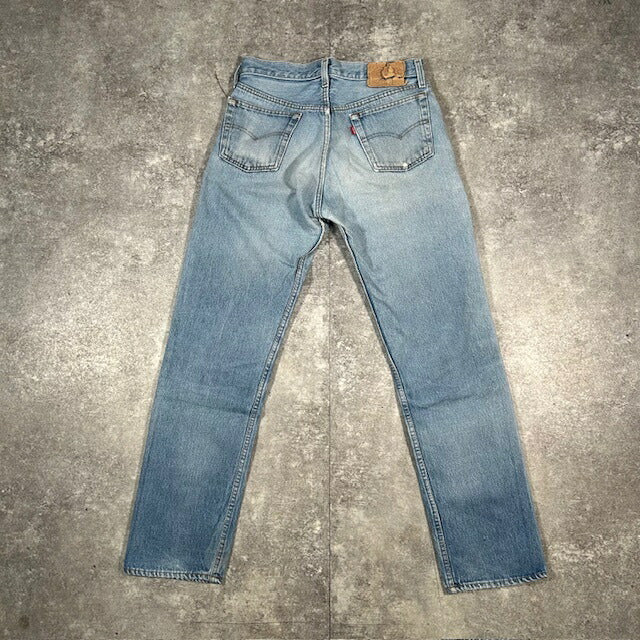 LEVI'S 80s 501 USA Made Denim Jeans Light Blue Size W30