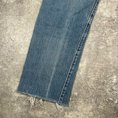 LEVI'S 80s 501 Redline Selvedge Cut-Off Jeans Size W29