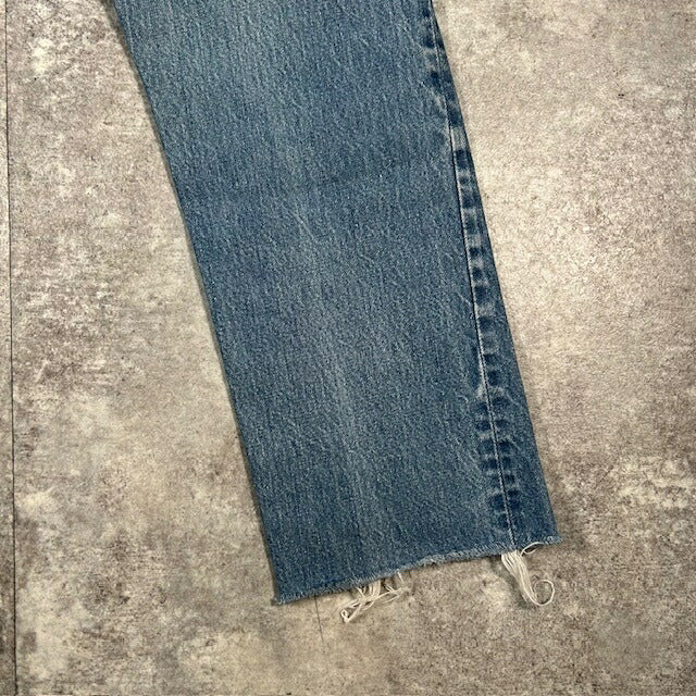 LEVI'S 80s 501 Redline Selvedge Cut-Off Jeans Size W29