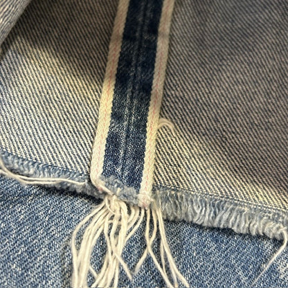 LEVI'S 80s 501 Redline Selvedge Cut-Off Jeans Size W29