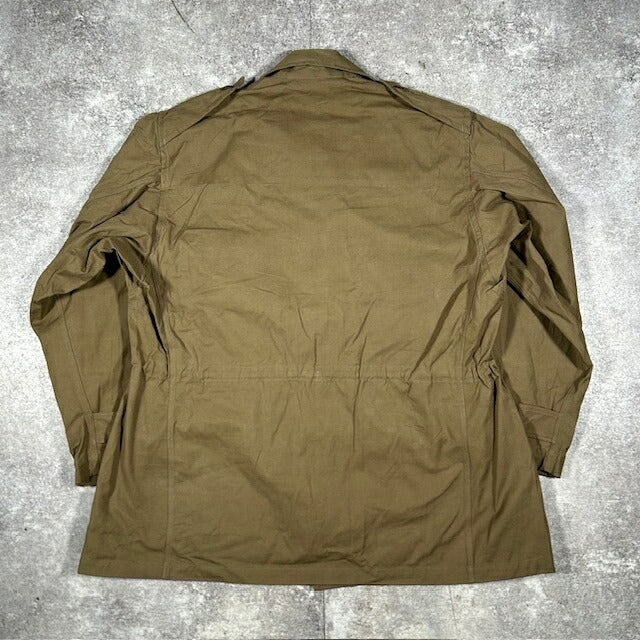 French Army 50s Vintage M-47 Field Jacket Green Size XXL