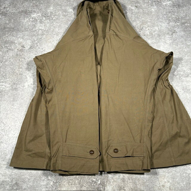 French Army 50s Vintage M-47 Field Jacket Green Size XXL