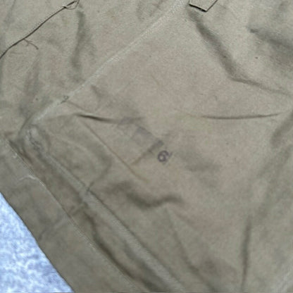 French Army 50s Vintage M-47 Field Jacket Green Size XXL