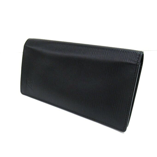 LOUIS VUITTON Epi Brazza Wallet Black