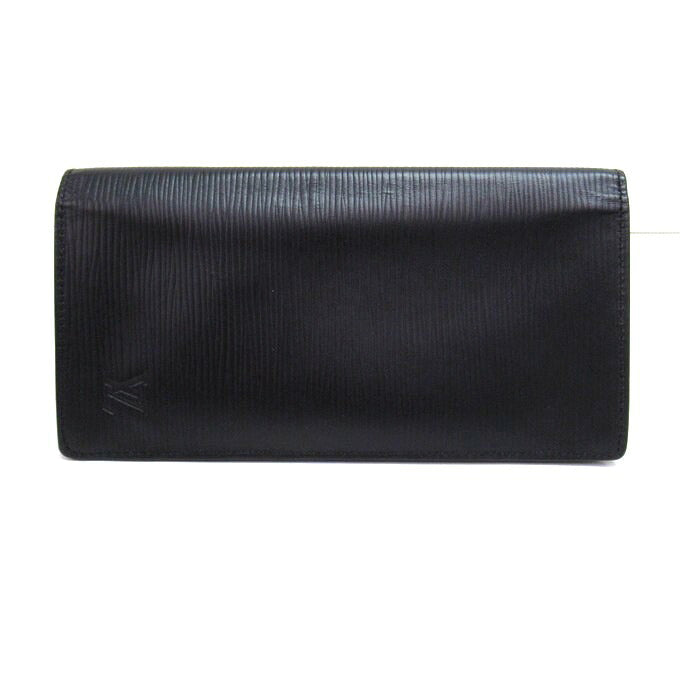 LOUIS VUITTON Epi Brazza Wallet Black