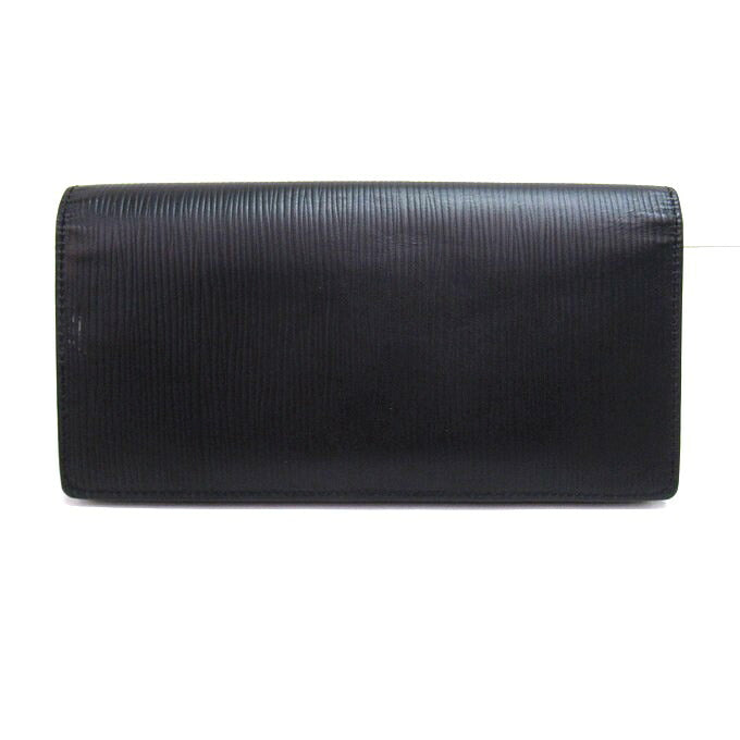 LOUIS VUITTON Epi Brazza Wallet Black