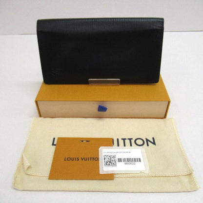 LOUIS VUITTON Epi Brazza Wallet Black