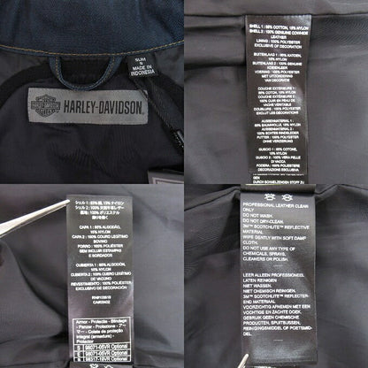 HARLEY DAVIDSON Resistant Denim Riding Jacket Multi Size S