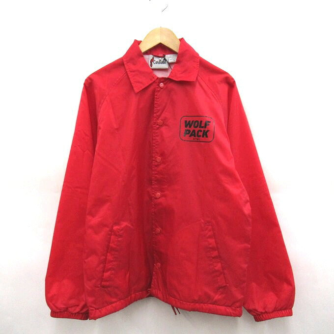 ROTTWEILER 19SS WOLFPACK Coaches Jacket Red Size S