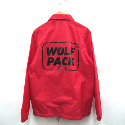 ROTTWEILER 19SS WOLFPACK Coaches Jacket Red Size S