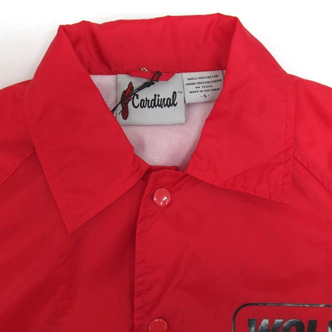 ROTTWEILER 19SS WOLFPACK Coaches Jacket Red Size S