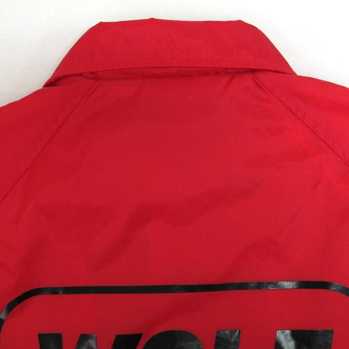 ROTTWEILER 19SS WOLFPACK Coaches Jacket Red Size S