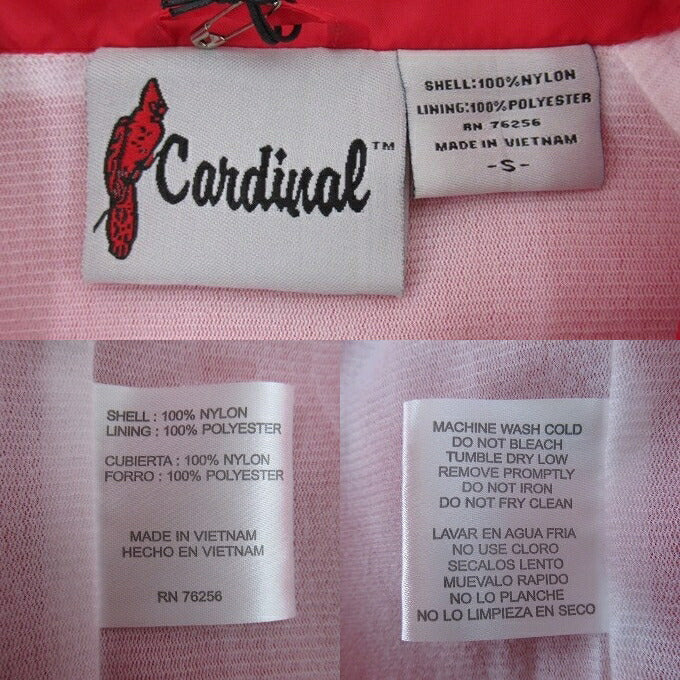 ROTTWEILER 19SS WOLFPACK Coaches Jacket Red Size S