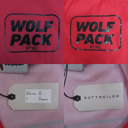 ROTTWEILER 19SS WOLFPACK Coaches Jacket Red Size S