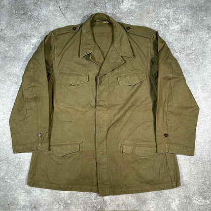 Military 50s French Army M-47 Early Jacket Green Size XXL