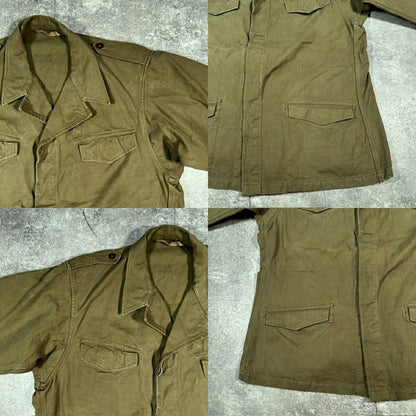Military 50s French Army M-47 Early Jacket Green Size XXL