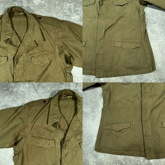 Military 50s French Army M-47 Early Jacket Green Size XXL