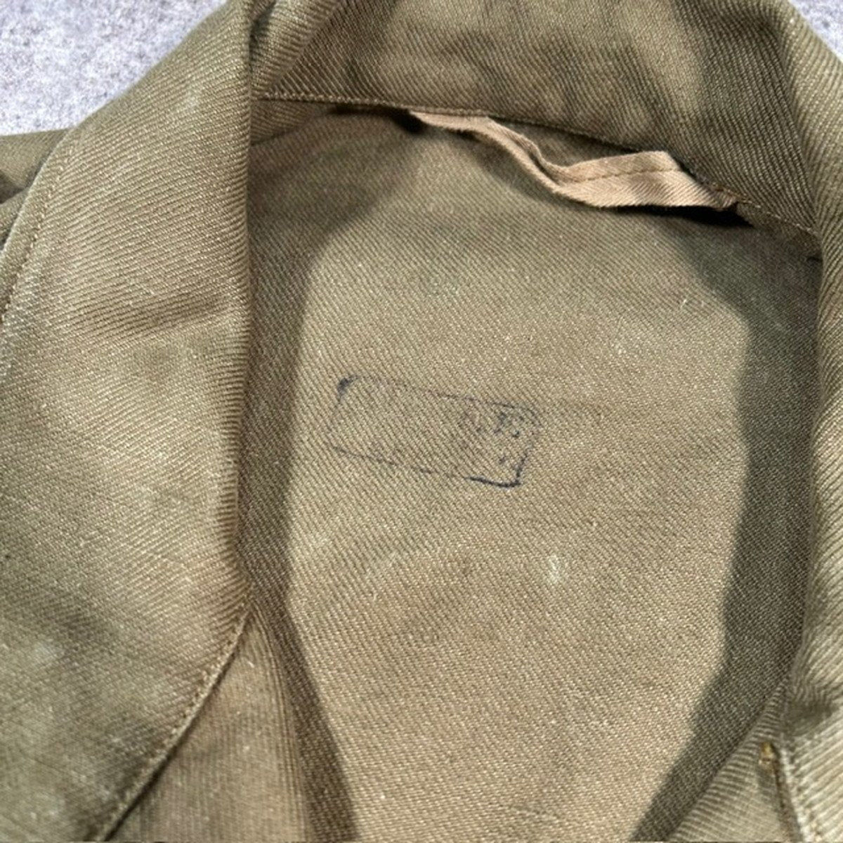 Military 50s French Army M-47 Early Jacket Green Size XXL