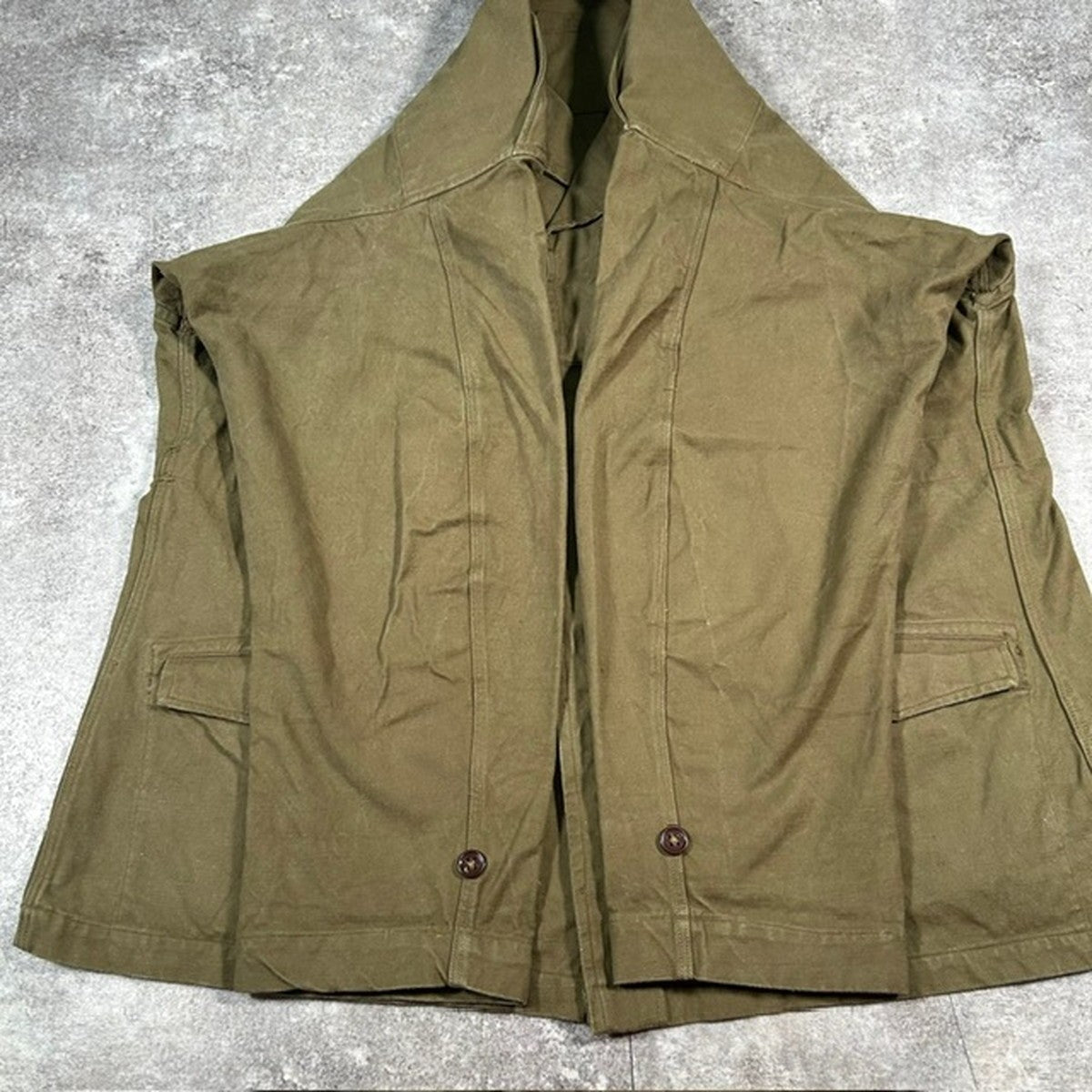 Military 50s French Army M-47 Early Jacket Green Size XXL