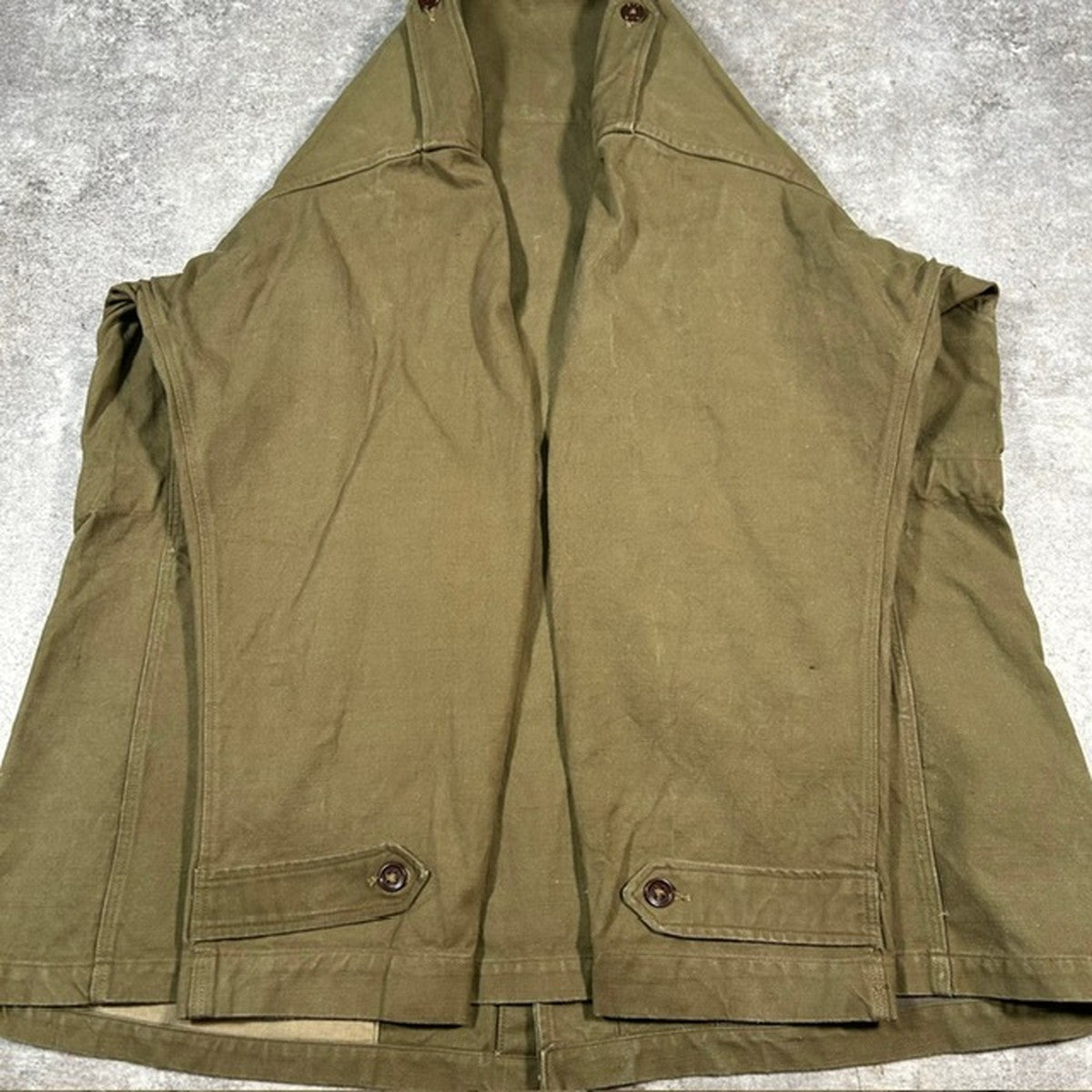 Military 50s French Army M-47 Early Jacket Green Size XXL