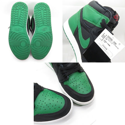 NIKE AIR JORDAN 1 Retro High OG Black Pine Green Sneakers