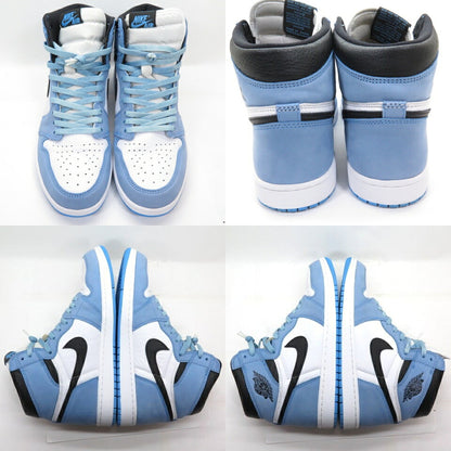 NIKE AIR JORDAN 1 Retro High OG White UNC Blue Sneakers