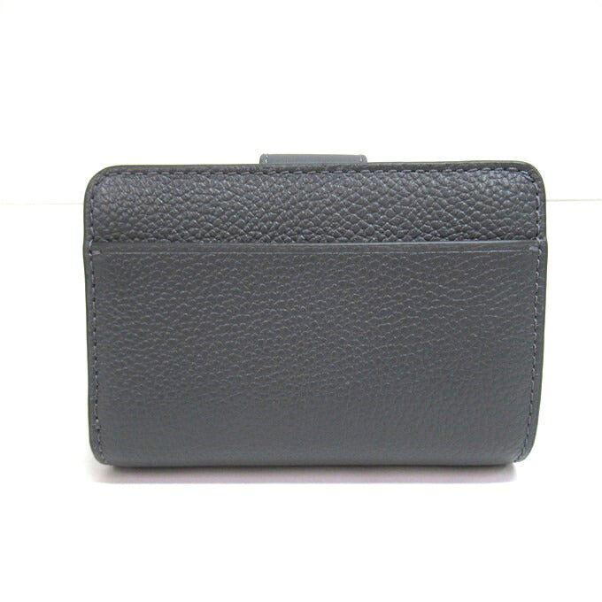 MICHAEL KORS Mercer Small Leather Wallet Gray Size ONE SIZE