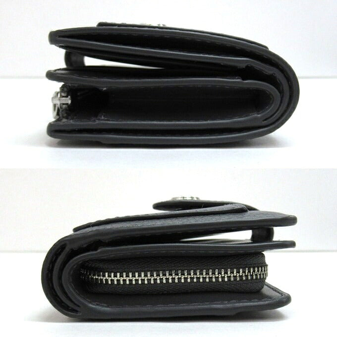 MICHAEL KORS Mercer Small Leather Wallet Gray Size ONE SIZE