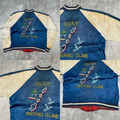 GUAM MARIANAS ISLAND 50s Vintage Jacket Multi Size L