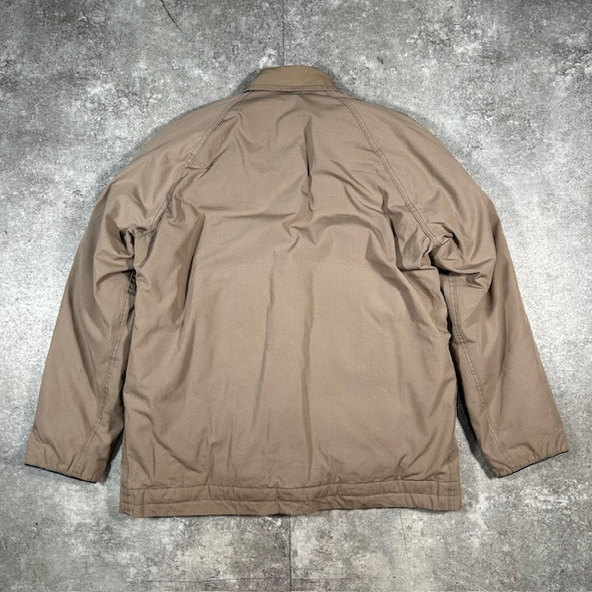 Vintage COMFY 1960s Beige Down Jacket 4-Pocket Size M