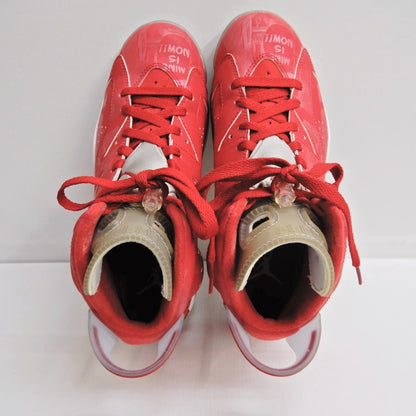 NIKE AIR JORDAN 6 Retro Slam Dunk Red Sneakers Size 25.5cm