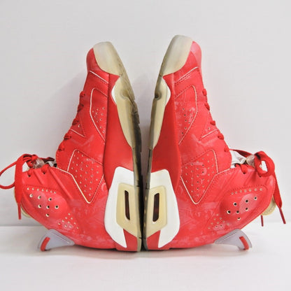 NIKE AIR JORDAN 6 Retro Slam Dunk Red Sneakers Size 25.5cm