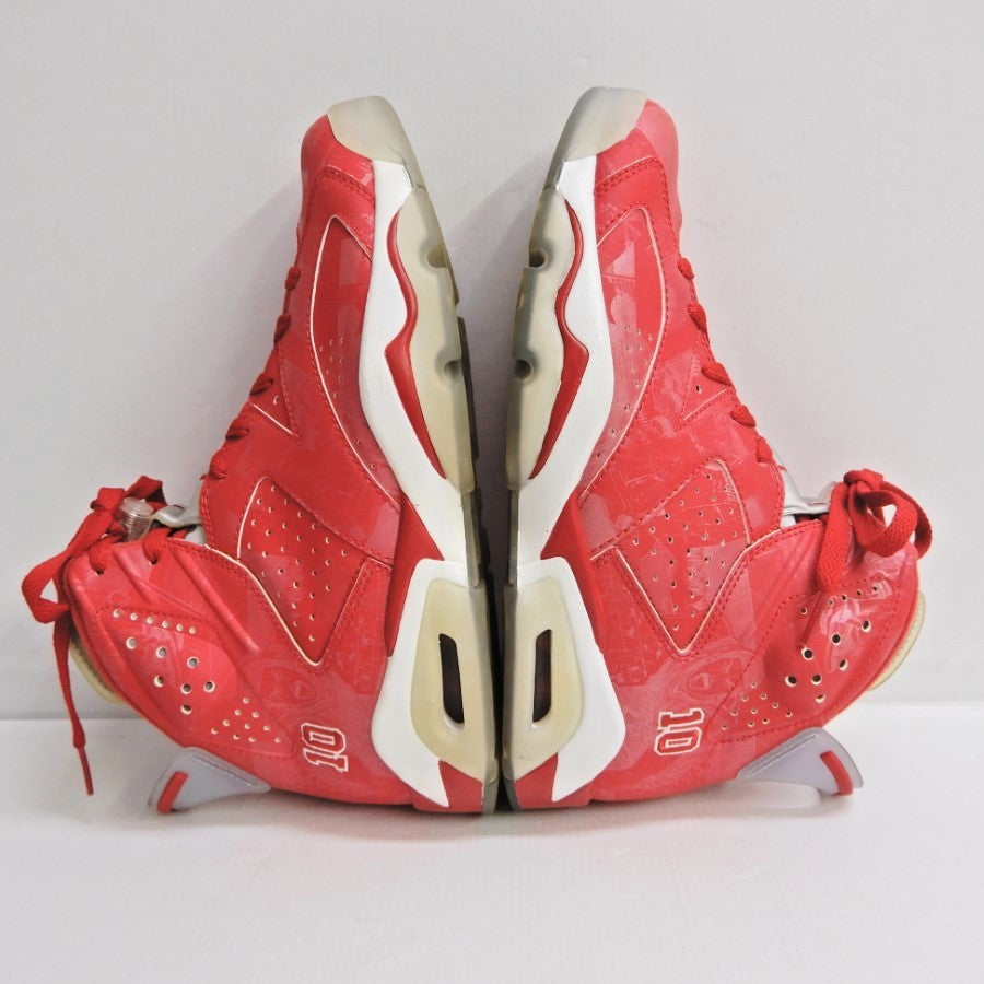 NIKE AIR JORDAN 6 Retro Slam Dunk Red Sneakers Size 25.5cm