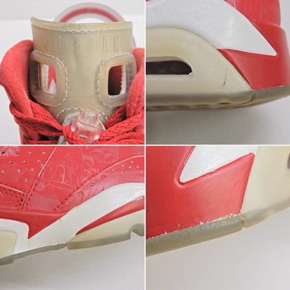 NIKE AIR JORDAN 6 Retro Slam Dunk Red Sneakers Size 25.5cm