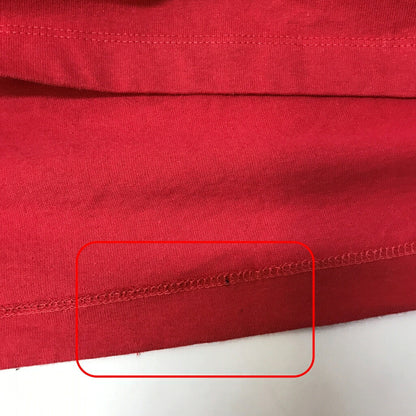 Off-White DIAG BERNINI Layered Hoodie Red Size M