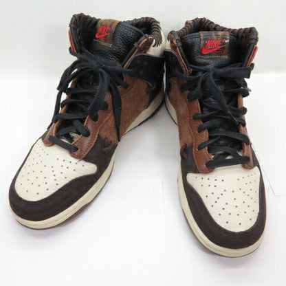 BODEGA x NIKE Dunk Hi Fauna Brown Rustic Velvet Sneakers