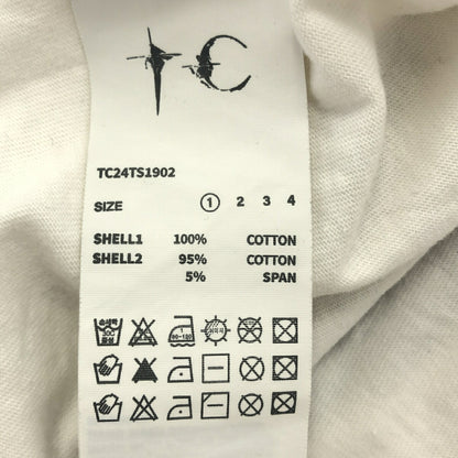 Thug Club 24SS TC Basic Logo Metal Emblem T-Shirt Size 1
