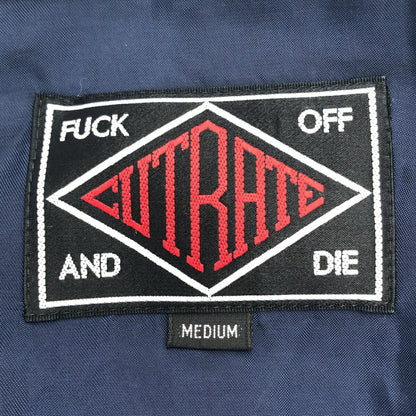 CUT-RATE Black Denim Mountain Parka Coat Size M