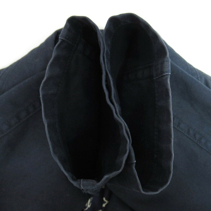 YAMANE DELUXE Japanese Pattern Lined Blazer Navy Size 3