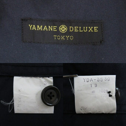 YAMANE DELUXE Japanese Pattern Lined Blazer Navy Size 3
