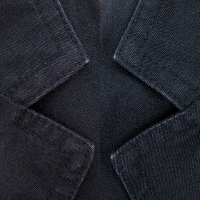 YAMANE DELUXE Japanese Pattern Lined Blazer Navy Size 3