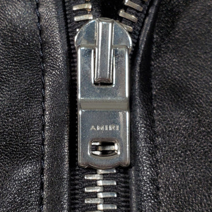 Amiri Double Riders Lamb Leather Jacket Size M